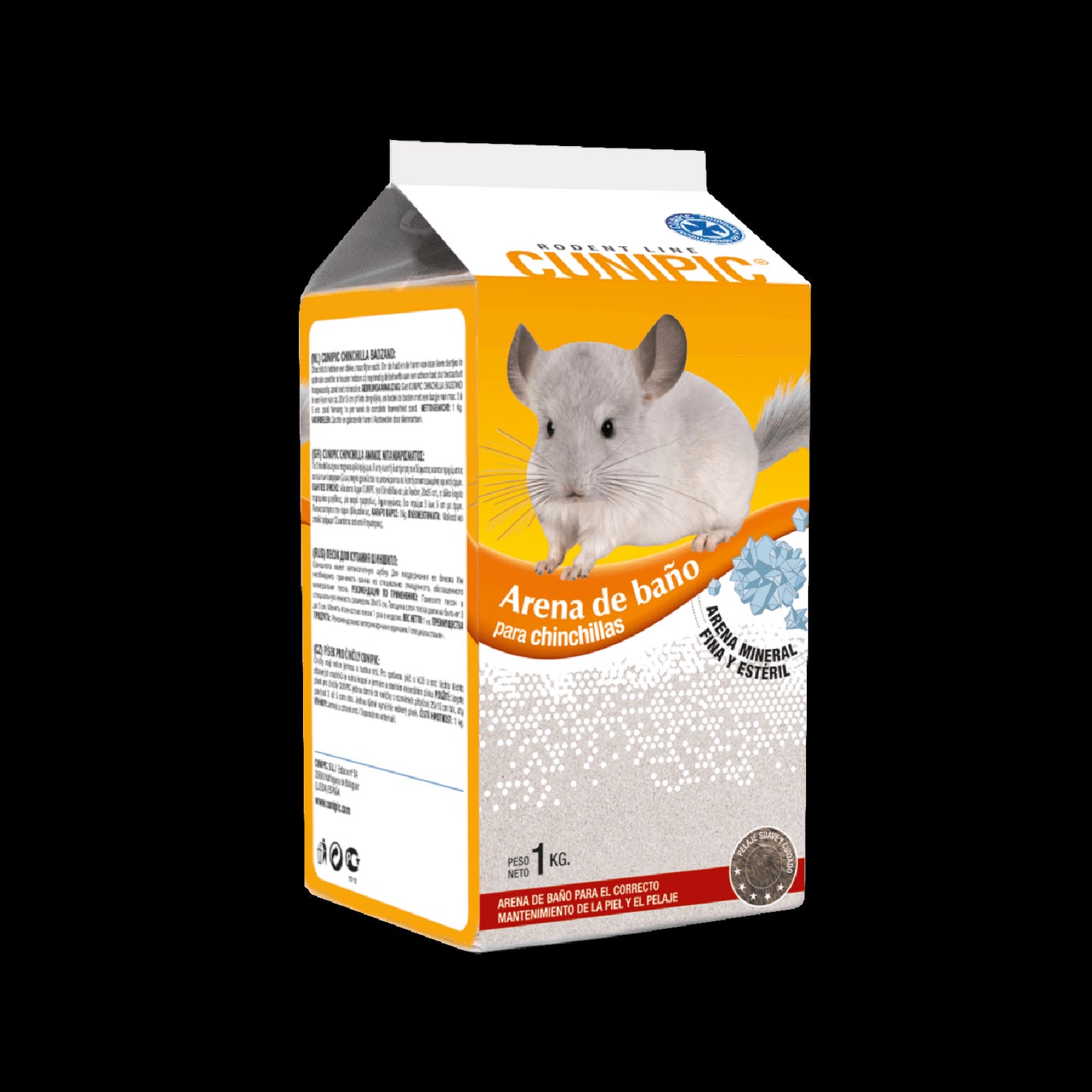 ARENA DE BAÑO PARA CHINCHILLA 1KG