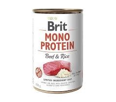 BRIT MONO PROTEIN BEEF RICE 400GR