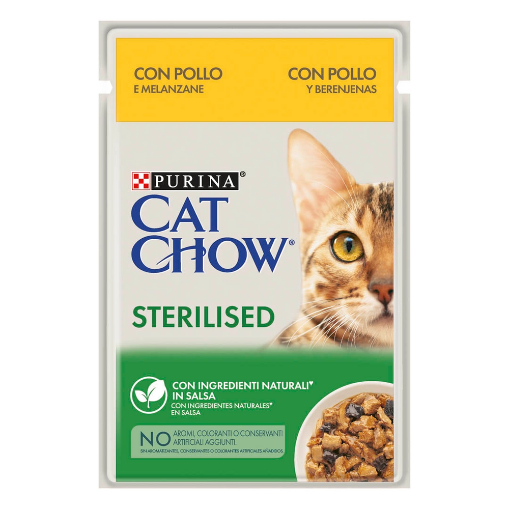CAT CHOW STERILISED 85GR