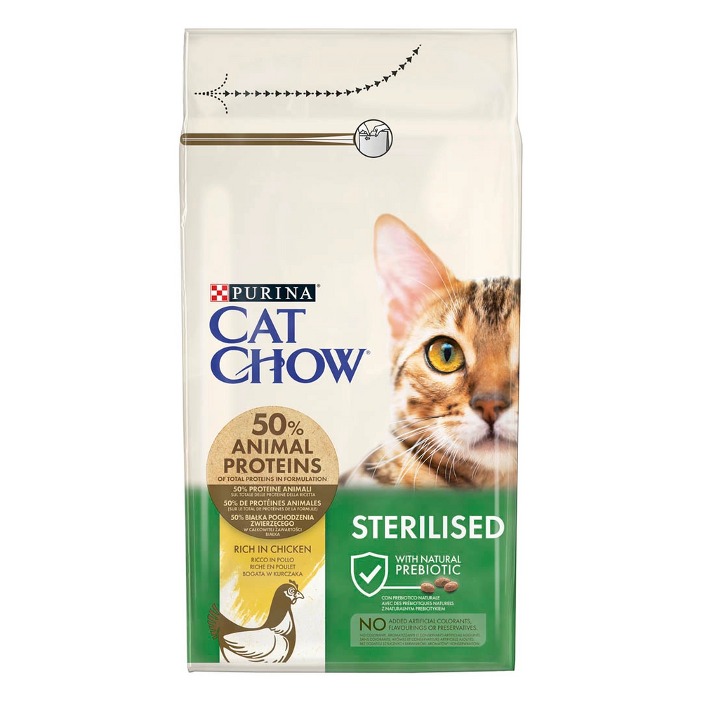 CAT CHOW STERILIZ. POLLO