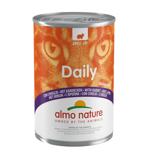 CAT WET DAILY GRAIN FREE MOUSSE CONEJO 400GR