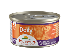 CAT WET DAILY GRAIN FREE MOUSSE CONEJO 85GR