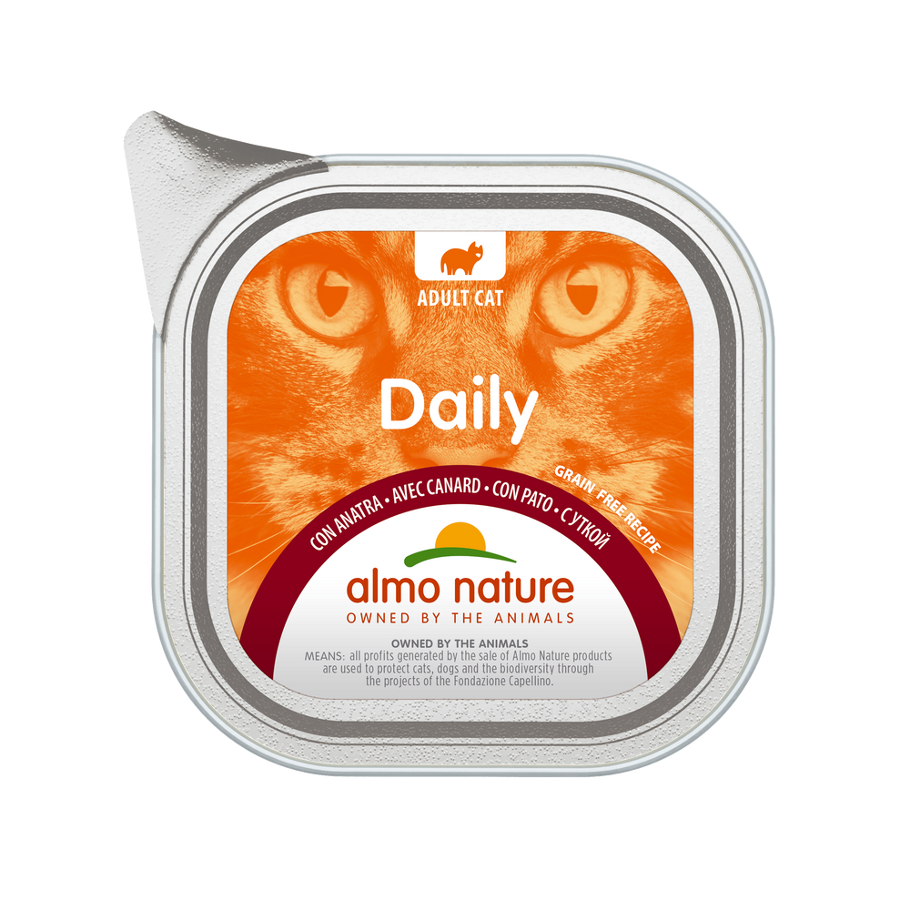 CAT WET DAILY GRAIN FREE MOUSSE PATO 100GR