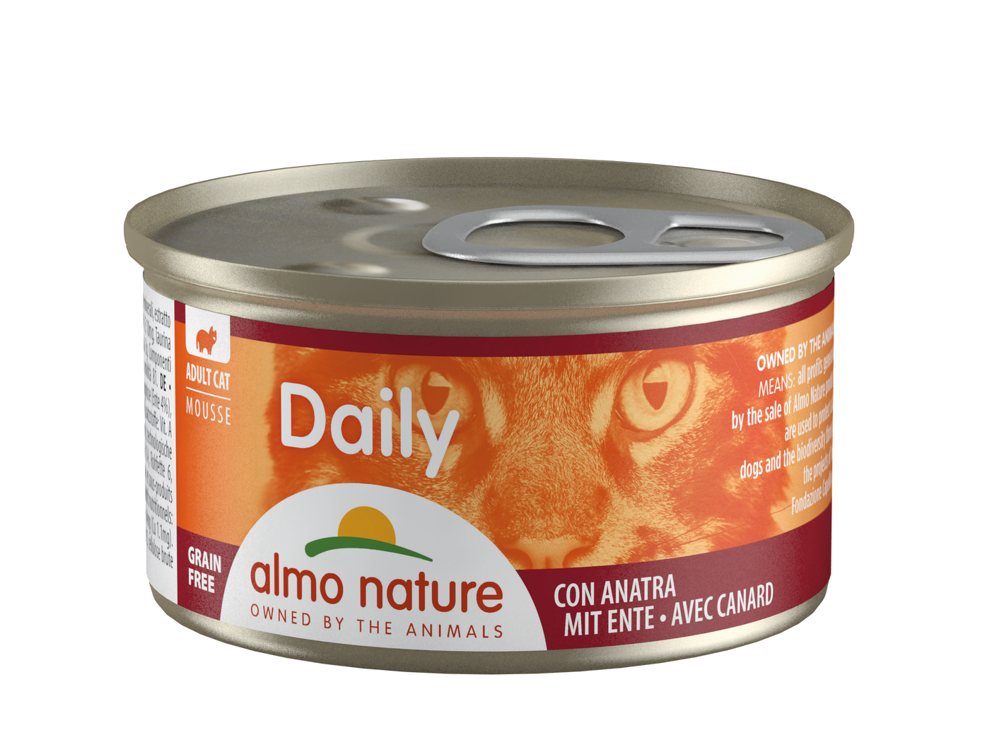 CAT WET DAILY GRAIN FREE MOUSSE PATO 85GR