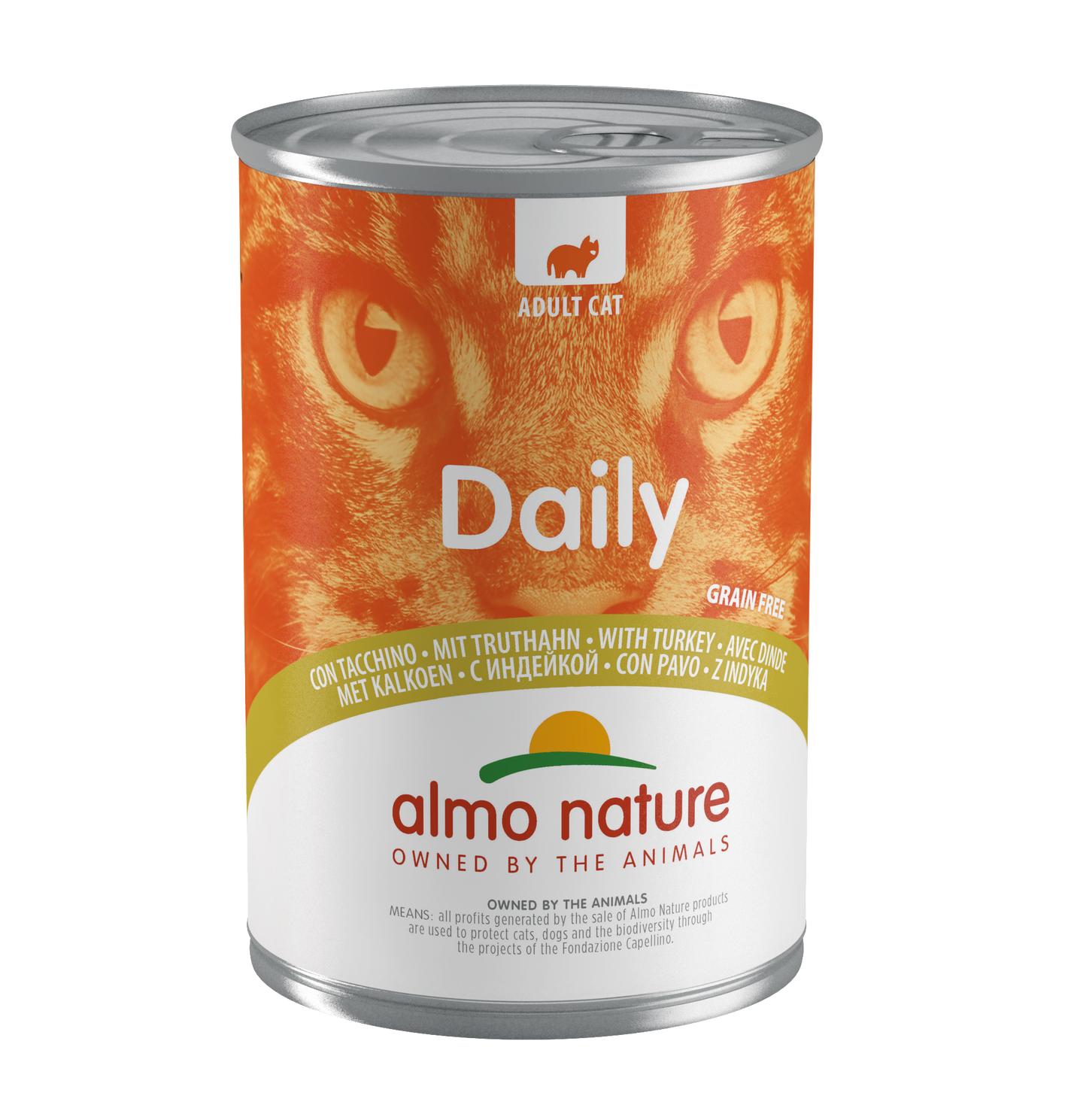 CAT WET DAILY GRAIN FREE MOUSSE PAVO 400GR