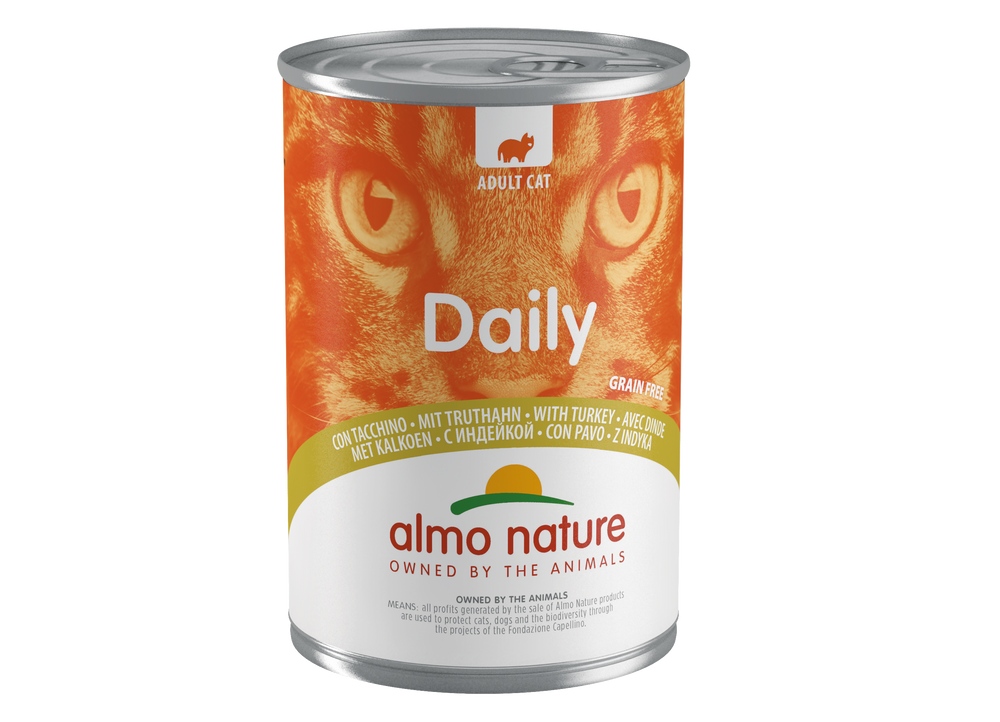 CAT WET DAILY GRAIN FREE MOUSSE PAVO 400GR