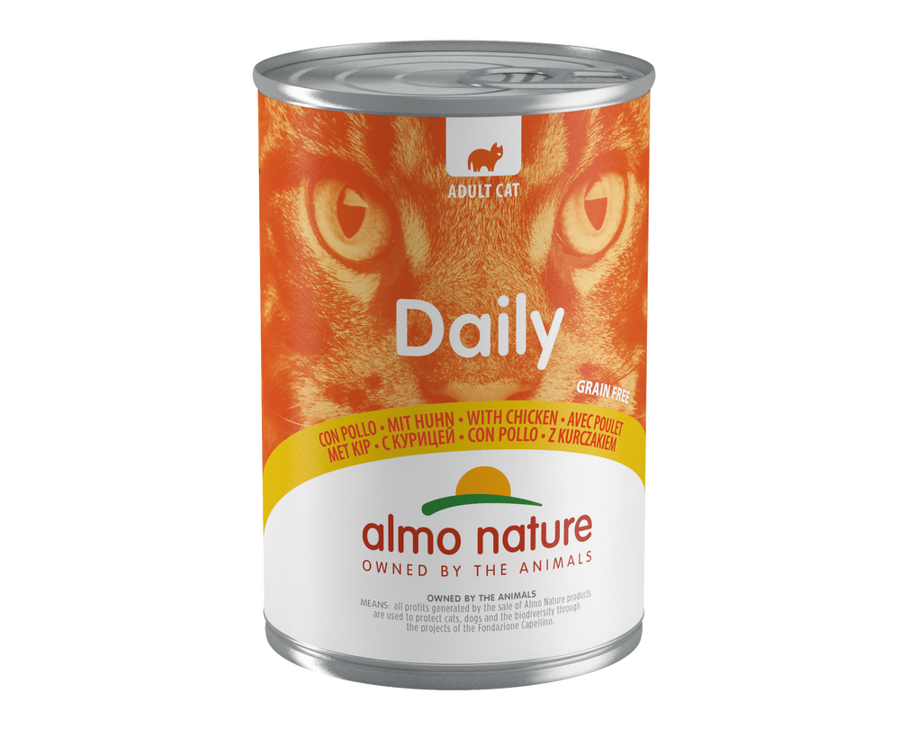 CAT WET DAILY GRAIN FREE MOUSSE POLLO 400GR