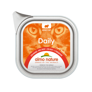 CAT WET DAILY GRAIN FREE MOUSSE VACUNO 100GR