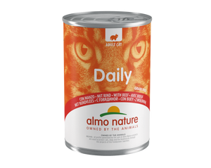 CAT WET DAILY GRAIN FREE MOUSSE VACUNO 400GR