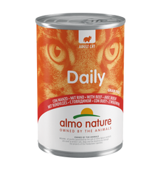 CAT WET DAILY GRAIN FREE MOUSSE VACUNO 400GR