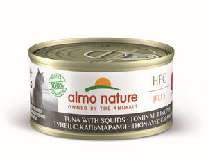 CAT WET HFC JELLY ATUN Y CALAMARES 70GR