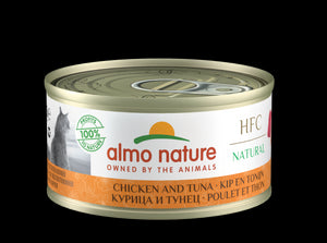 CAT WET HFC NATURAL POLLO Y ATUN 70GR