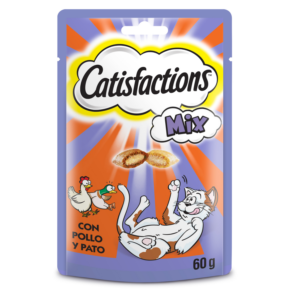 CATISFACTIONS MIX 60GR POLLO Y PATO