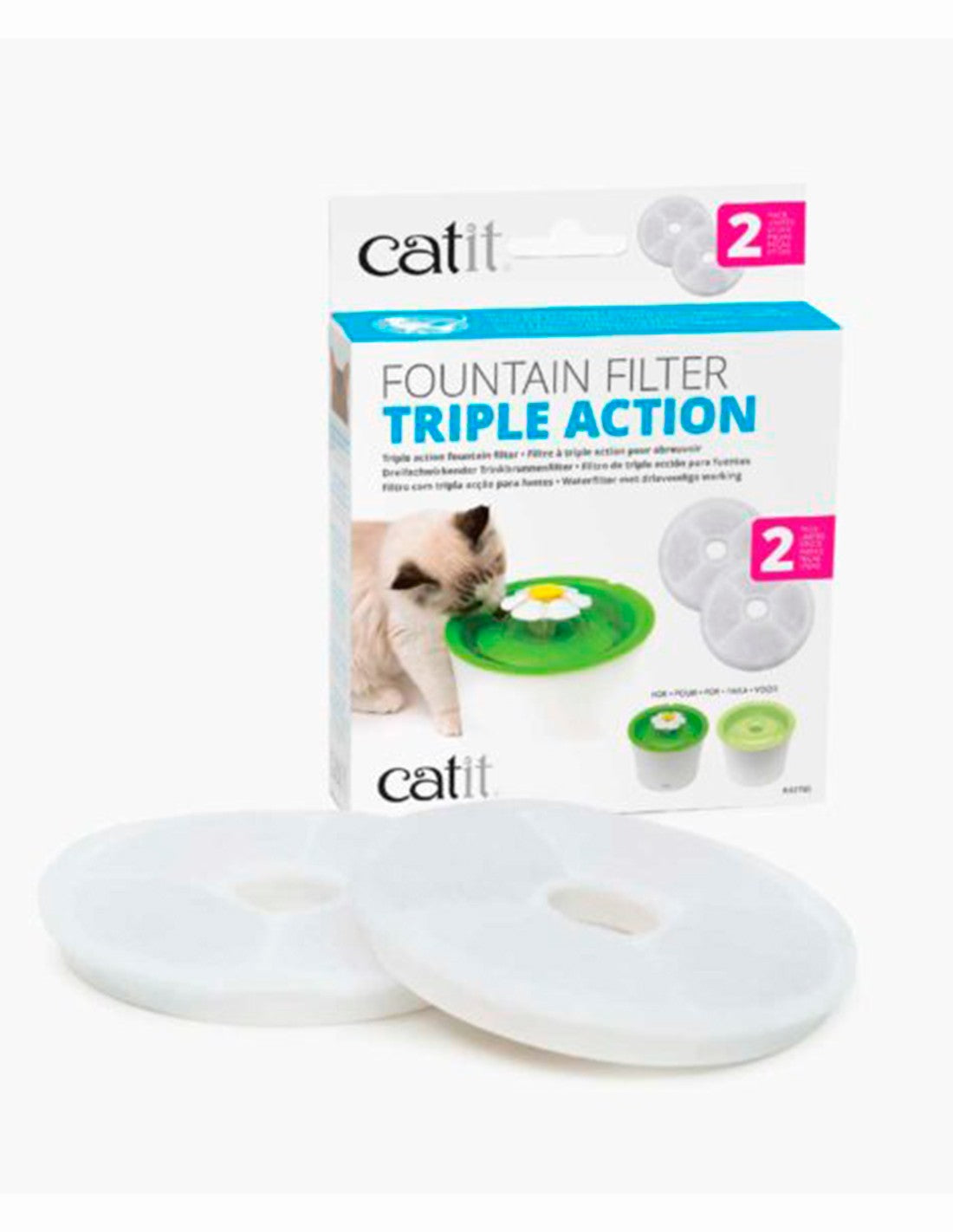 CATIT CARTUCHO TRIPLE ACCION BEB. FLOR