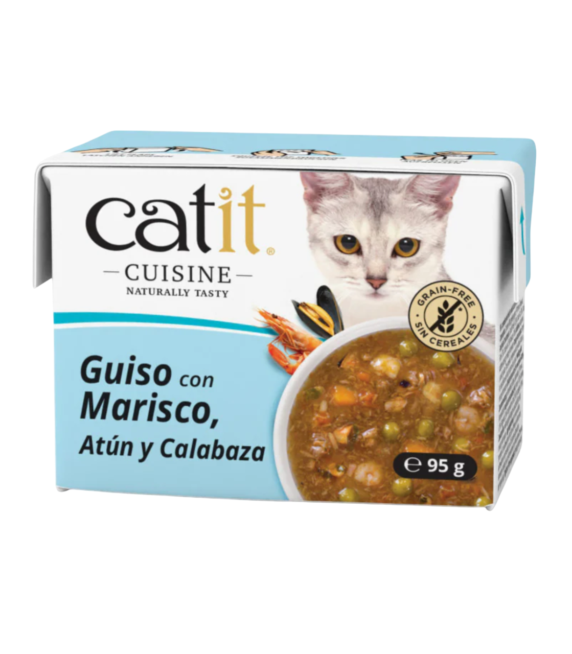 CATIT CUISINE GUISO CON MARISCO 95GR