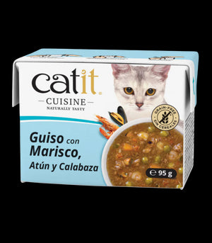 CATIT CUISINE GUISO CON MARISCO 95GR