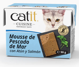 CATIT CUISINE MOUSSE DE PESCADO DE MAR 90GR