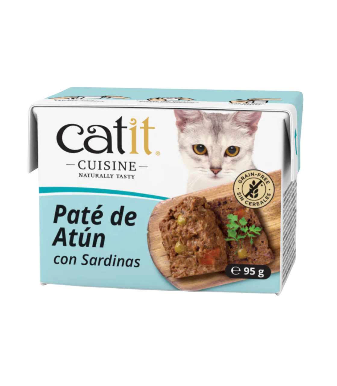 CATIT CUISINE PATE DE ATUN CON SARDINAS 95GR