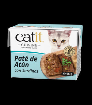 CATIT CUISINE PATE DE ATUN CON SARDINAS 95GR