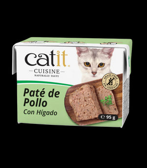 CATIT CUISINE PATE DE POLLO CON HIGADO 95GR