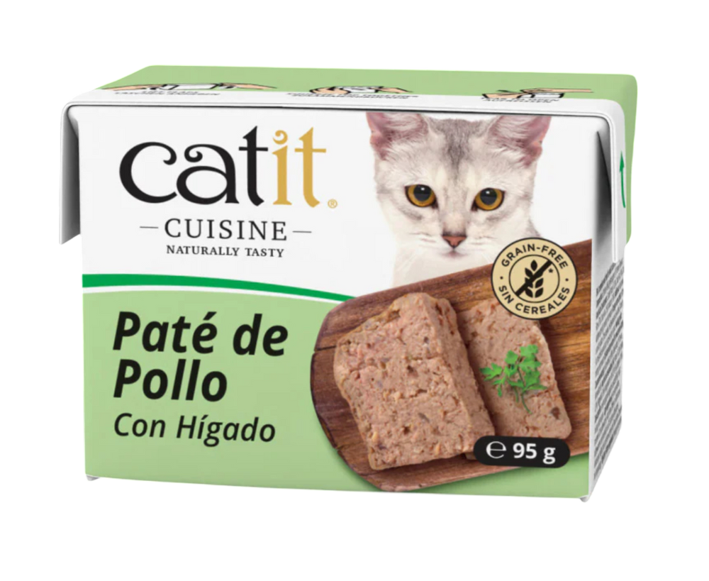 CATIT CUISINE PATE DE POLLO CON HIGADO 95GR