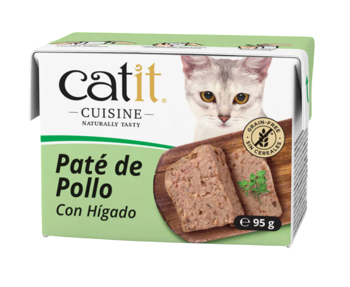 CATIT CUISINE PATE DE POLLO CON HIGADO 95GR