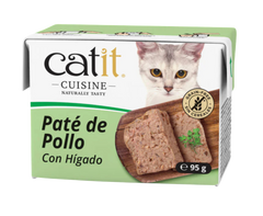 CATIT CUISINE PATE DE POLLO CON HIGADO 95GR