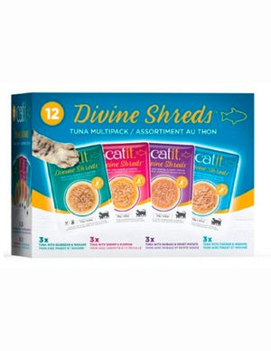 CATIT DIVINE SHREDS ATUN MULTIPACK 12X75GR
