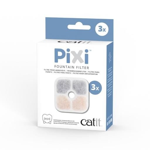 CATIT PIXI FILTRO PARA FUENTES 3 UNIDADES