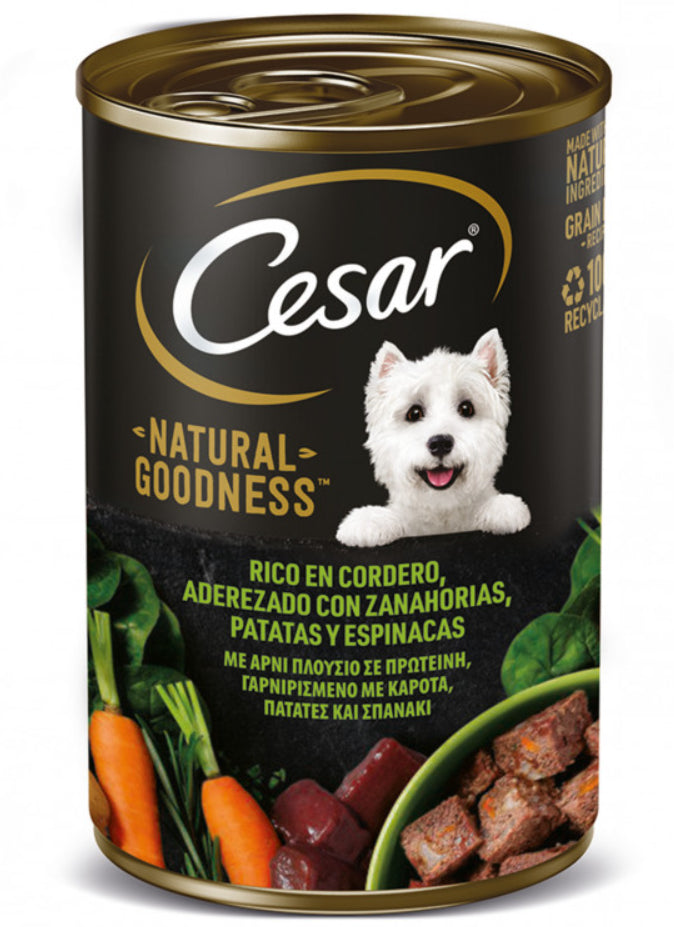 CESAR NATURAL LATA CORDERO 400GR