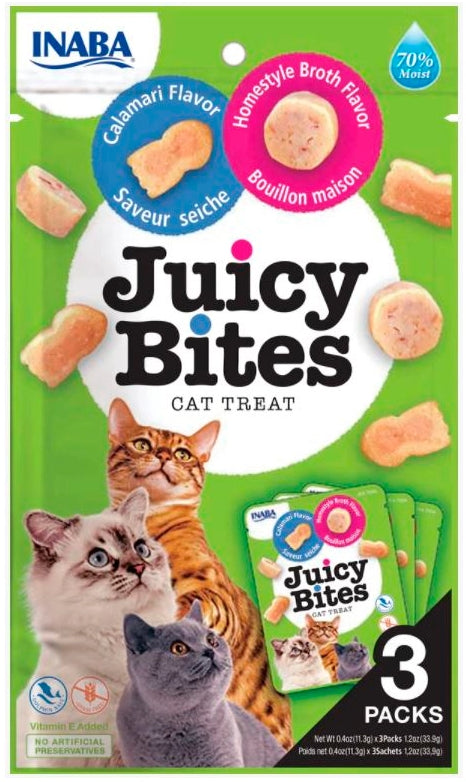CHURU CAT JUICY BITES CALAMAR CALDO 3X11GR