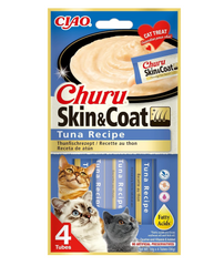 CHURU CAT SKIN&COAT RECETA DE ATUN 4X15GR