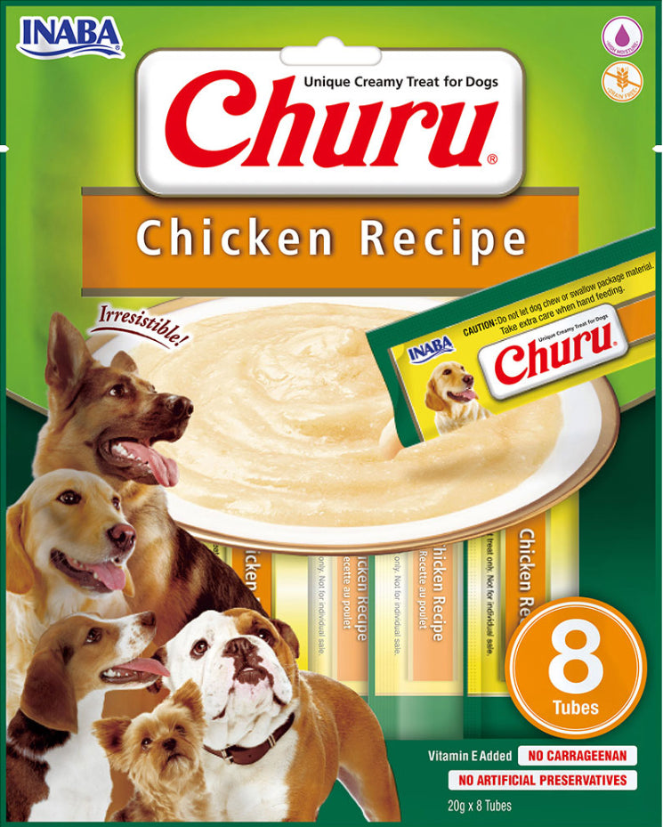 CHURU DOG RECETA DE POLLO 8X20GR