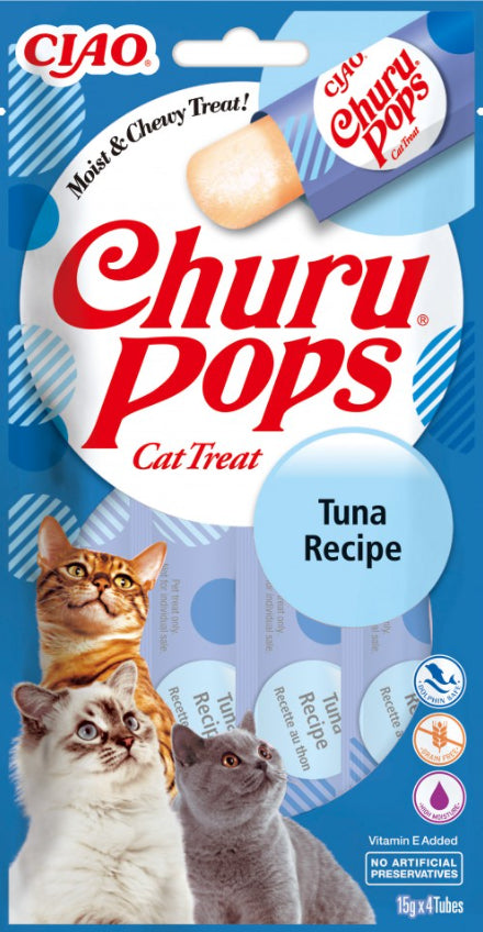 CHURU POPS RECETA DE ATUN 4X15GR