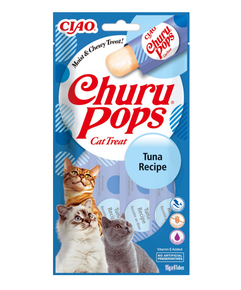 CHURU POPS RECETA DE ATUN 4X15GR