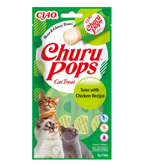 CHURU POPS RECETA DE ATUN CON POLLO 4X15GR
