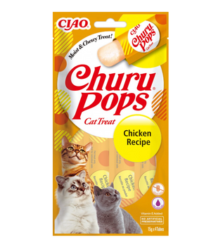 CHURU POPS RECETA DE POLLO 4X15GR