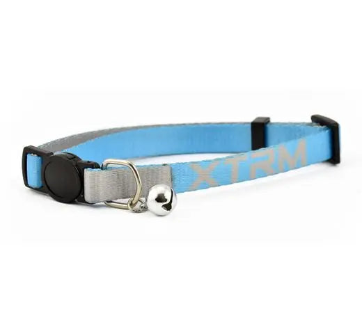 COLLAR GATO X-TRM NEON FLASH 10MMX22-33CM AZUL