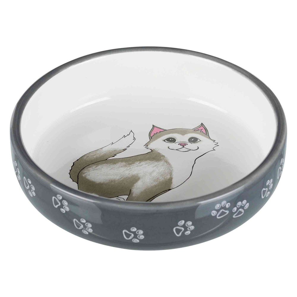COMEDERO GATO HOCICO CORTO CERAM 0.3L