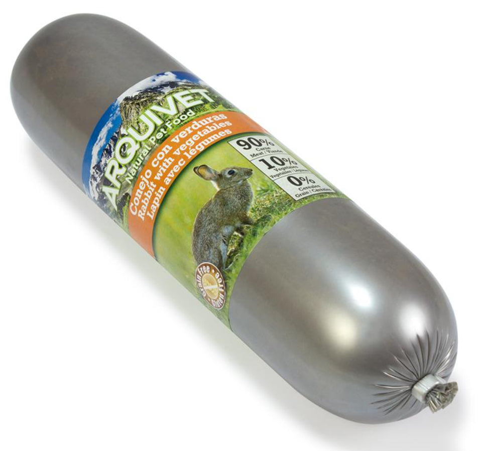 CONEJO CON VERDURA 500GR