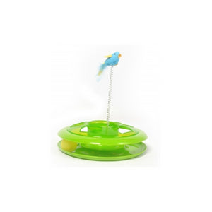 DUVO JUGUETE GATO HAPPY HOOP VERDE 27 CM