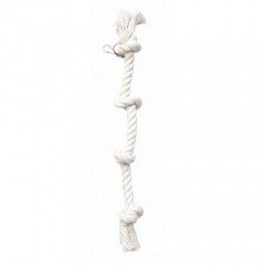 DUVO JUGUETE LORO CUERDA 4 NUDOS 74 CM