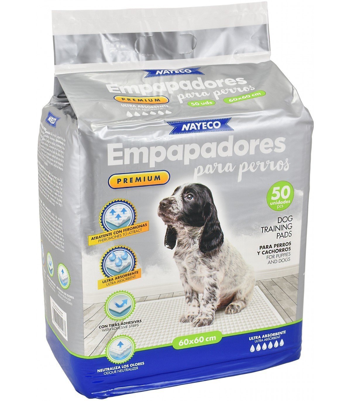 EMPAPADORES PREMIUM CON FEROMONAS 60X60 50 UNID