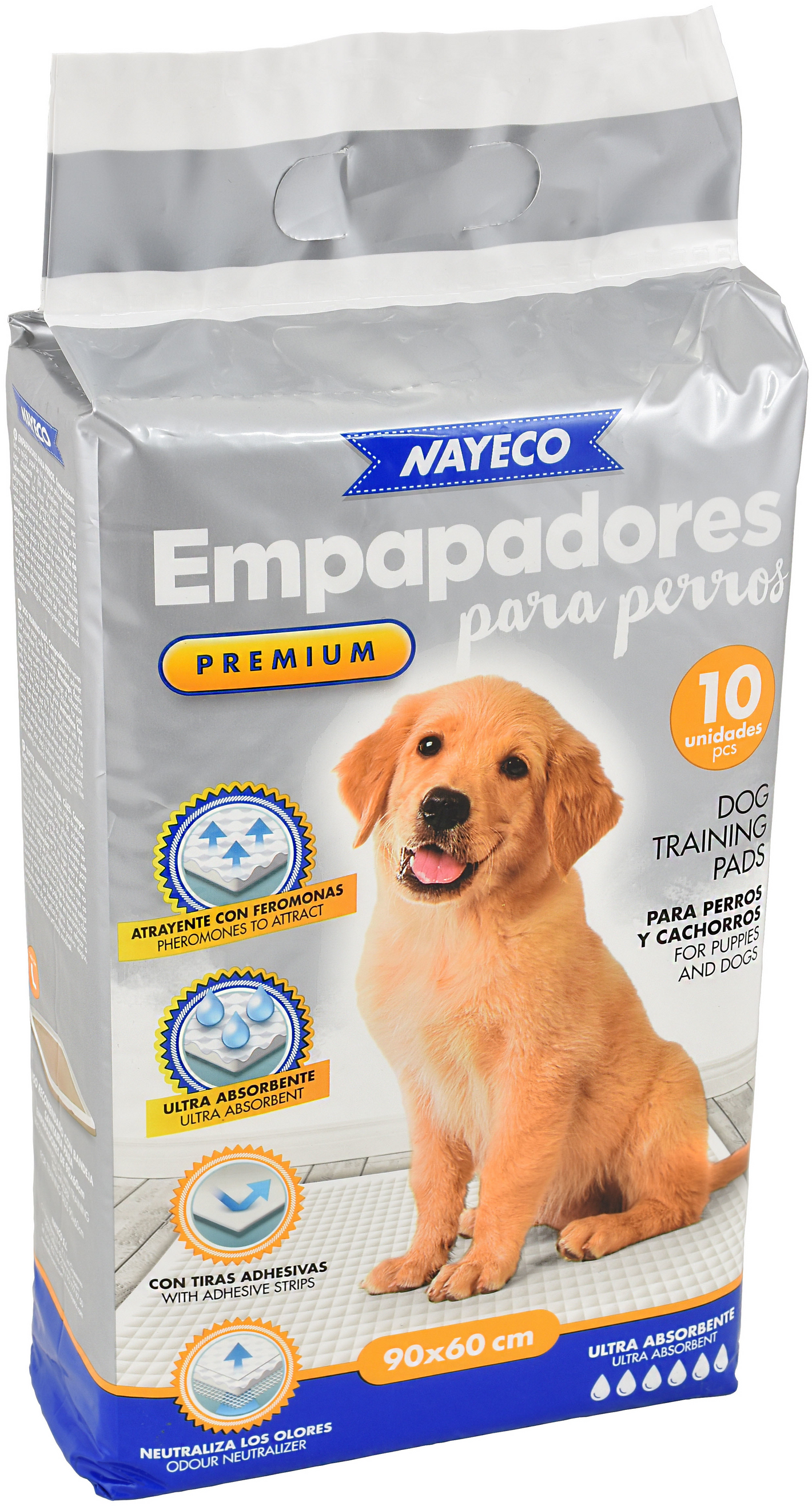 EMPAPADORES PREMIUM CON FEROMONAS 90X60 10 UNID