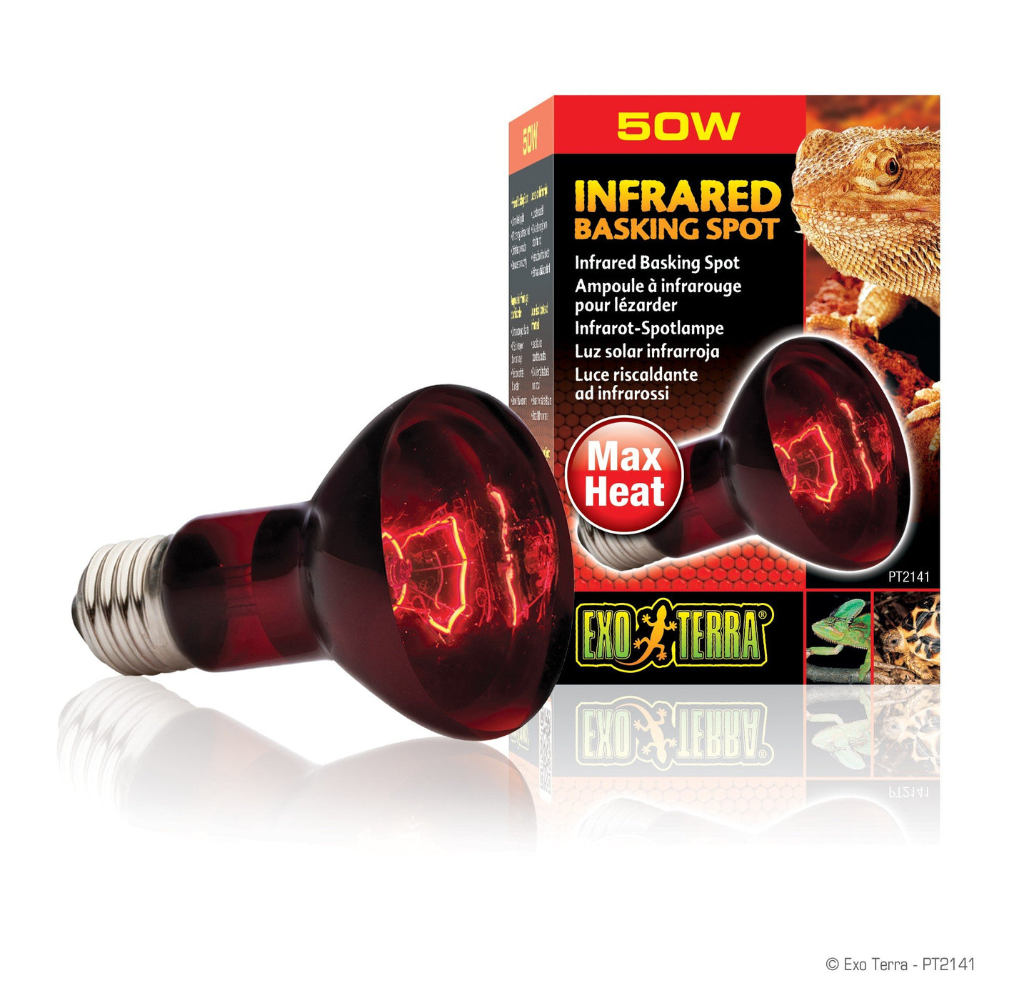 EXO TERRA HEAT GLO INFRA-ROJO NOCTURNO 50W