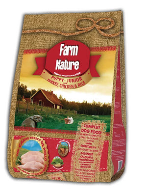 FARM NATURE PAVO Y POLLO CON ARROZ JUNIOR