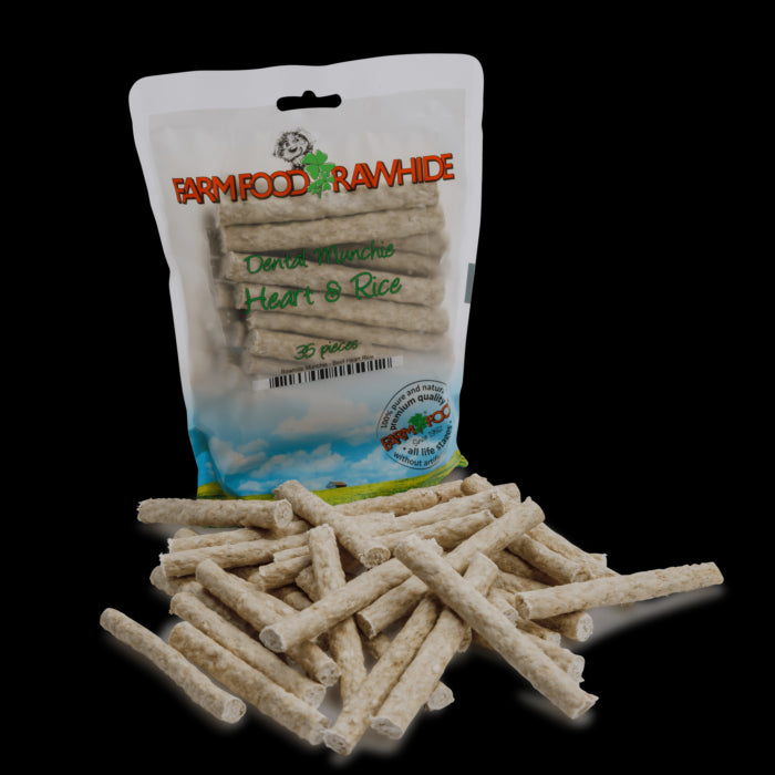 FARMFOOD POUCH MUNCHIE HEART/RICE