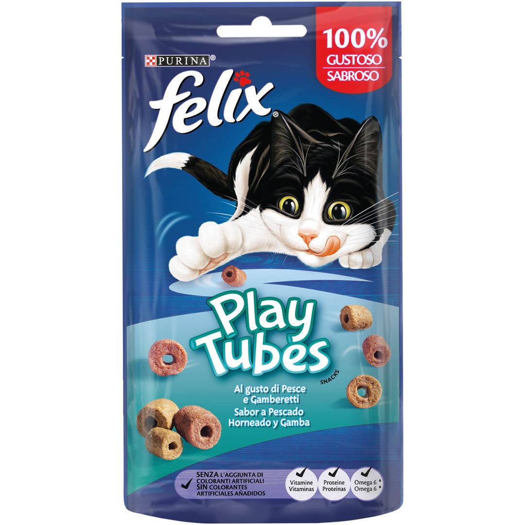 FELIX PLAYTUBES BAKED PESCADO Y GAMBAS 50GR