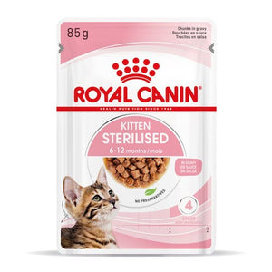 FHN WET KITTEN STERILISED GRAVY 85GR