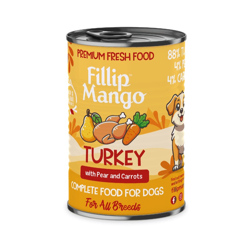 FILLIP MANGO PAVO, PERA Y ZANAHORIA 400 GR